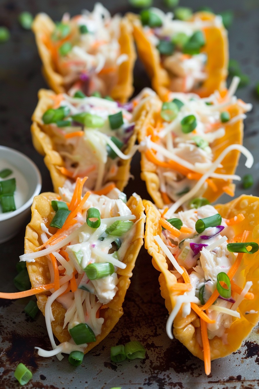 Applebees Chicken Wonton Tacos