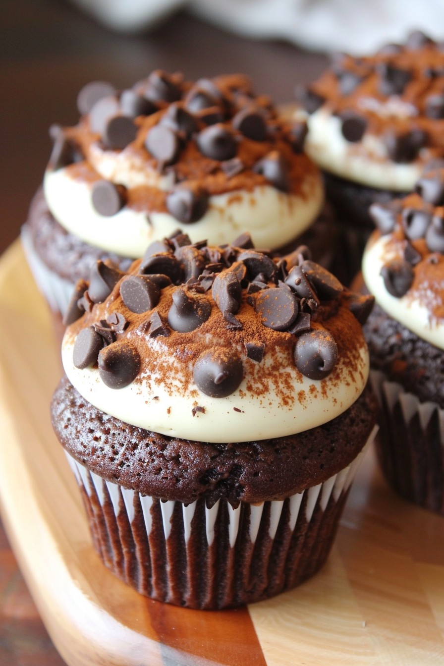 Black Bottom Cupcakes
