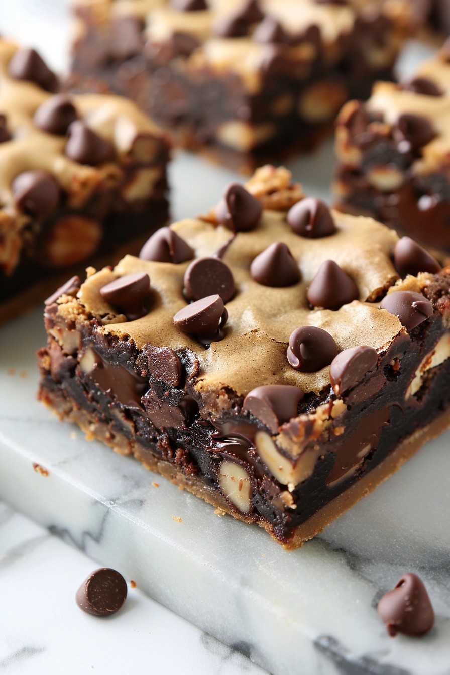 Brookies Brownie Cookie Bars