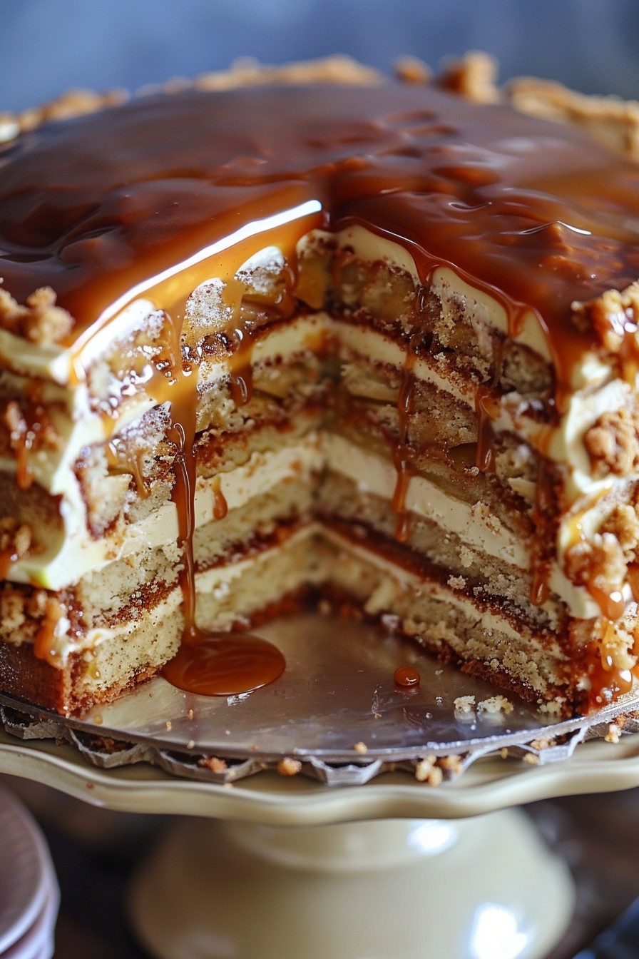 Caramel Apple Spice Cake