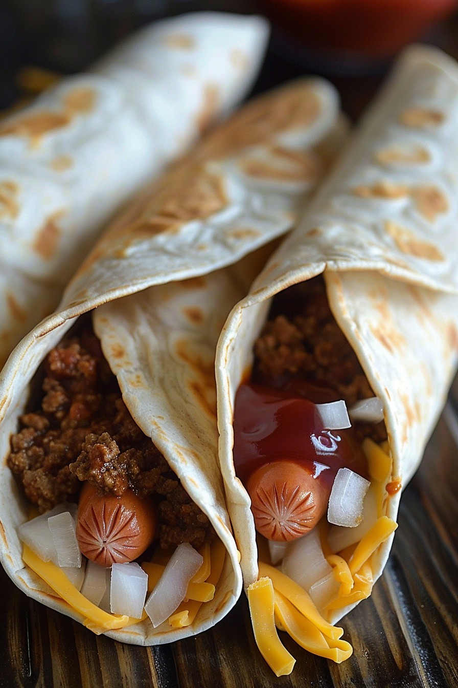 Cheesy Chili Dog Wraps A Crowd Pleasing Recipe