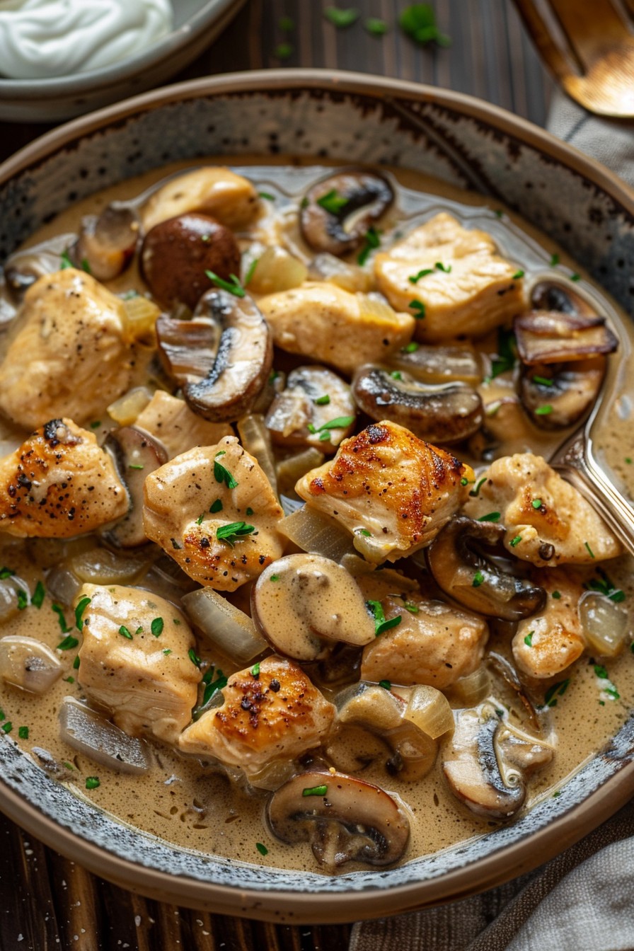 Chicken Stroganoff