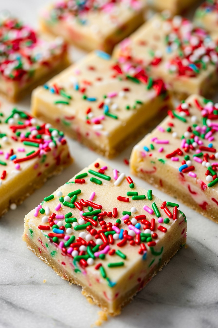 Christmas Sugar Cookie Bars