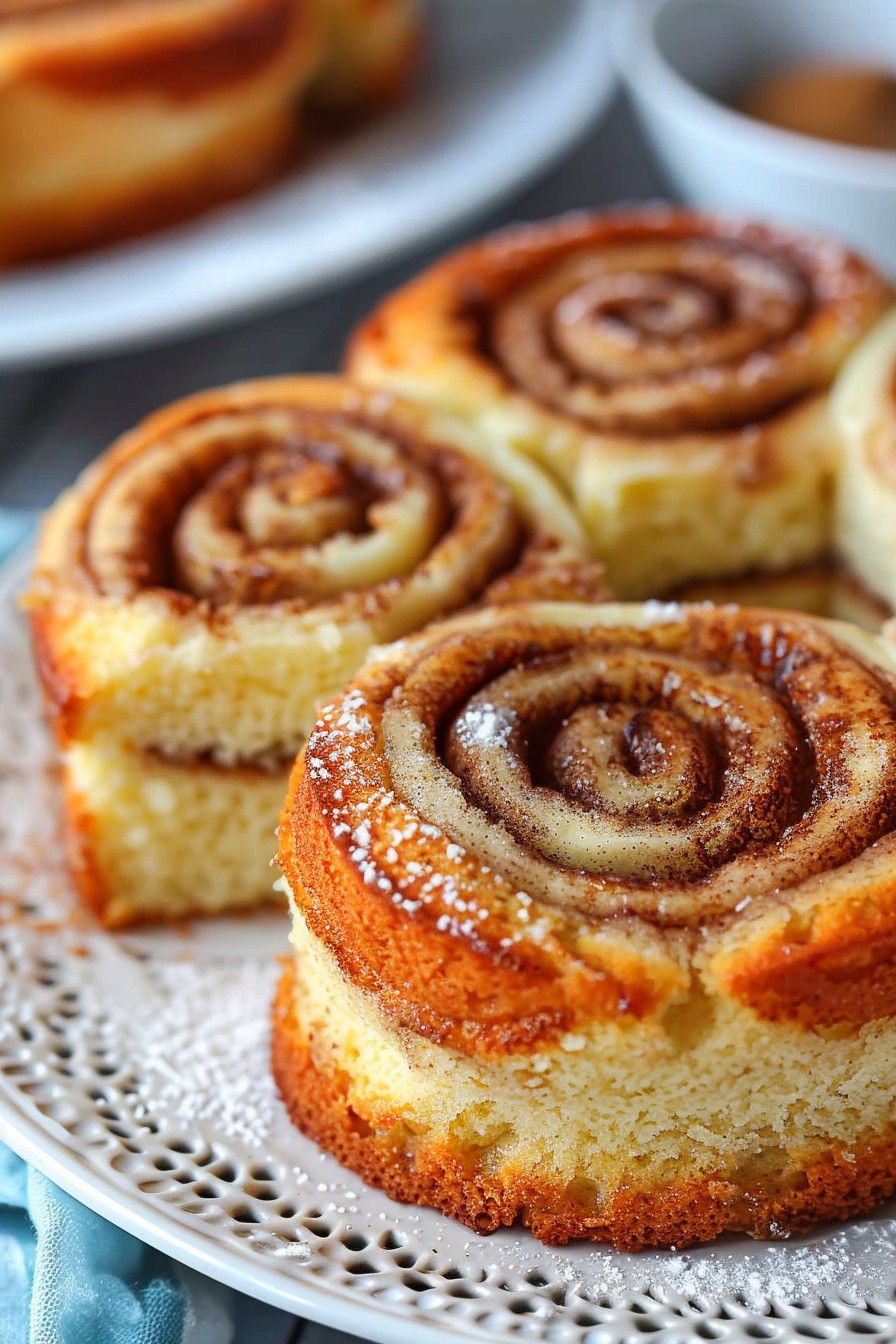 Cinna Bun Cake In The Oven