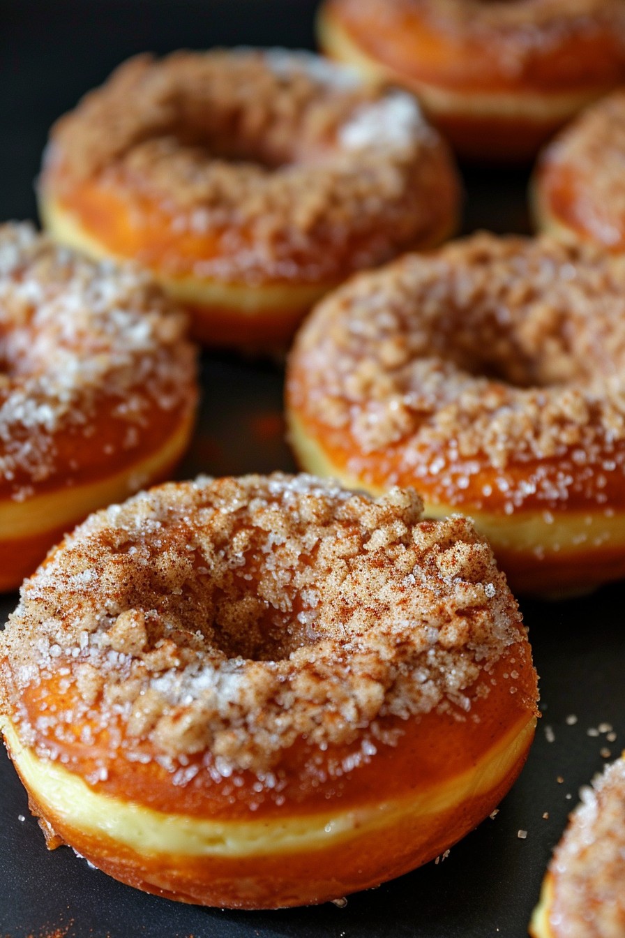 Cinnamon Sugar Pumpkin Cake Donuts