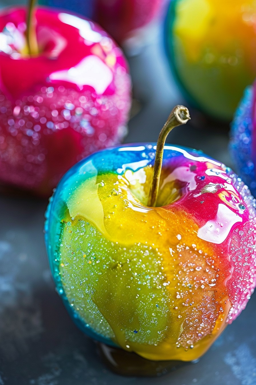 Colorful Candy Apples