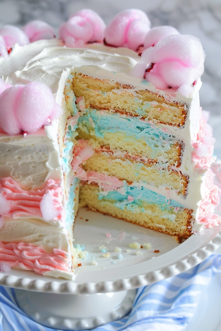 Cotton Candy Cake