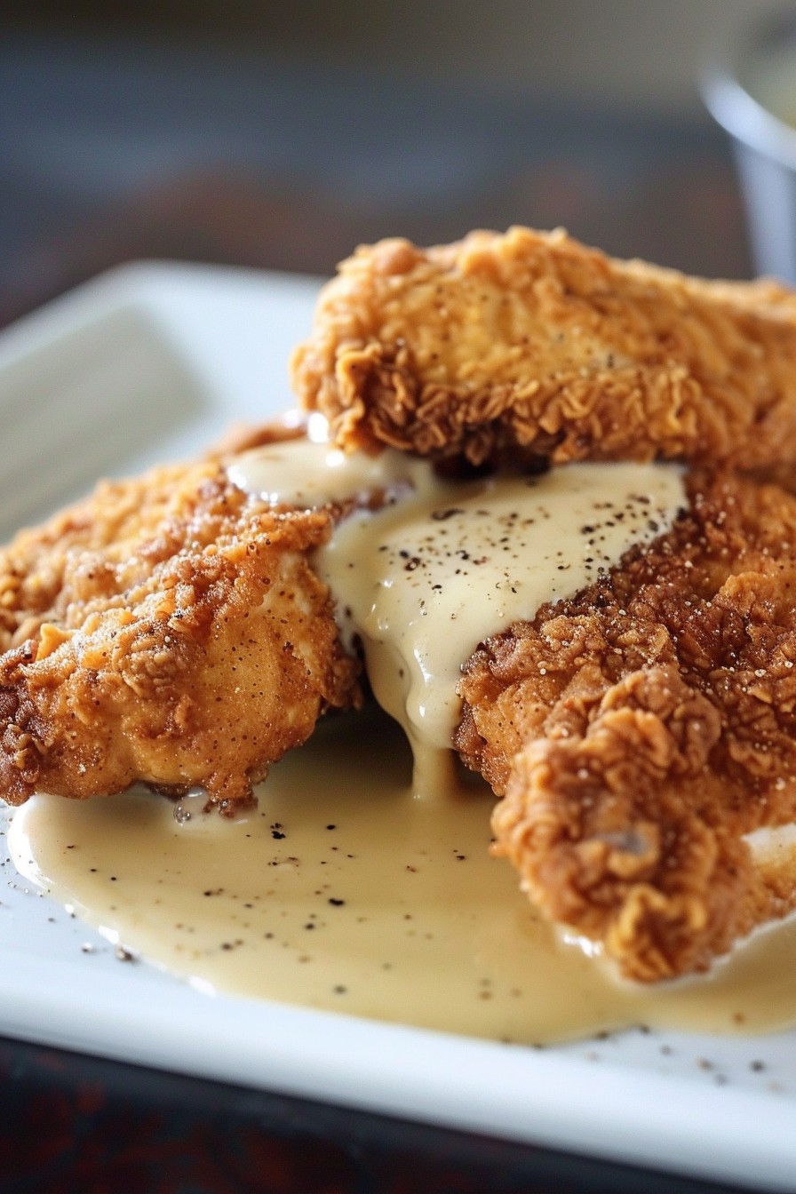 Country Fried Chicken With Creamy Gravy Recipe
