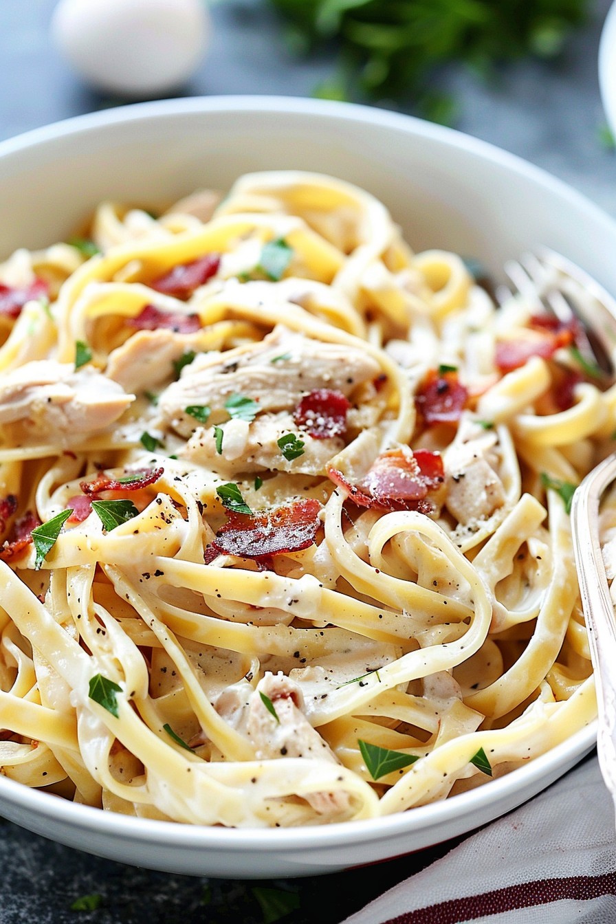 Creamy Chicken Carbonara