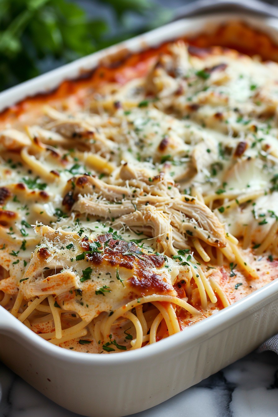 Creamy Chicken Spaghetti