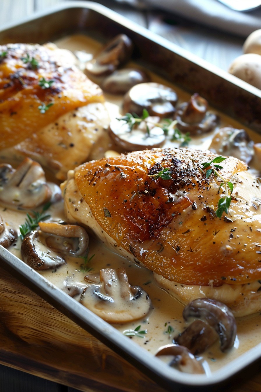 Creamy Mushroom Chicken
