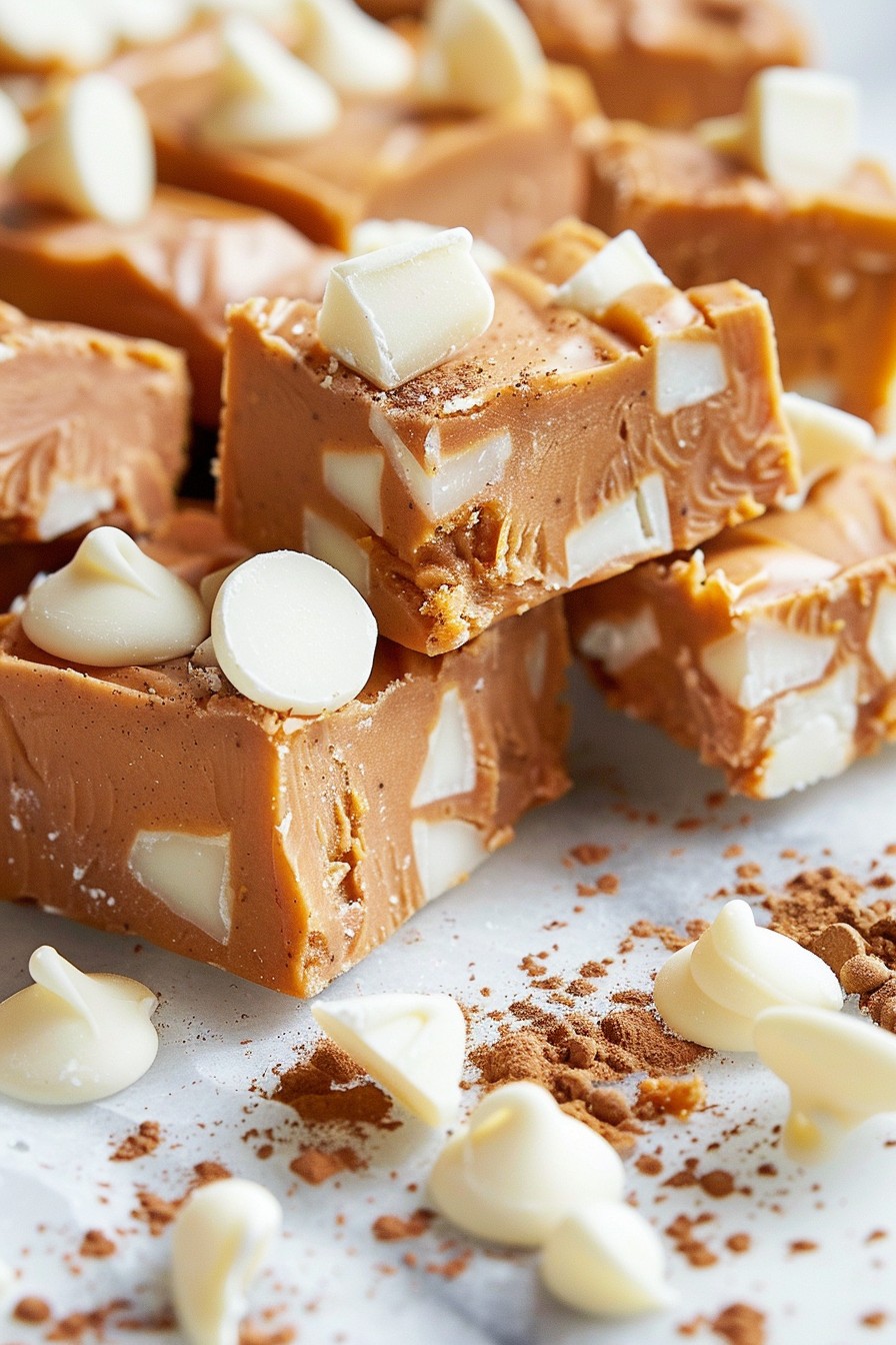 Decadent Pumpkin Spice Fudge