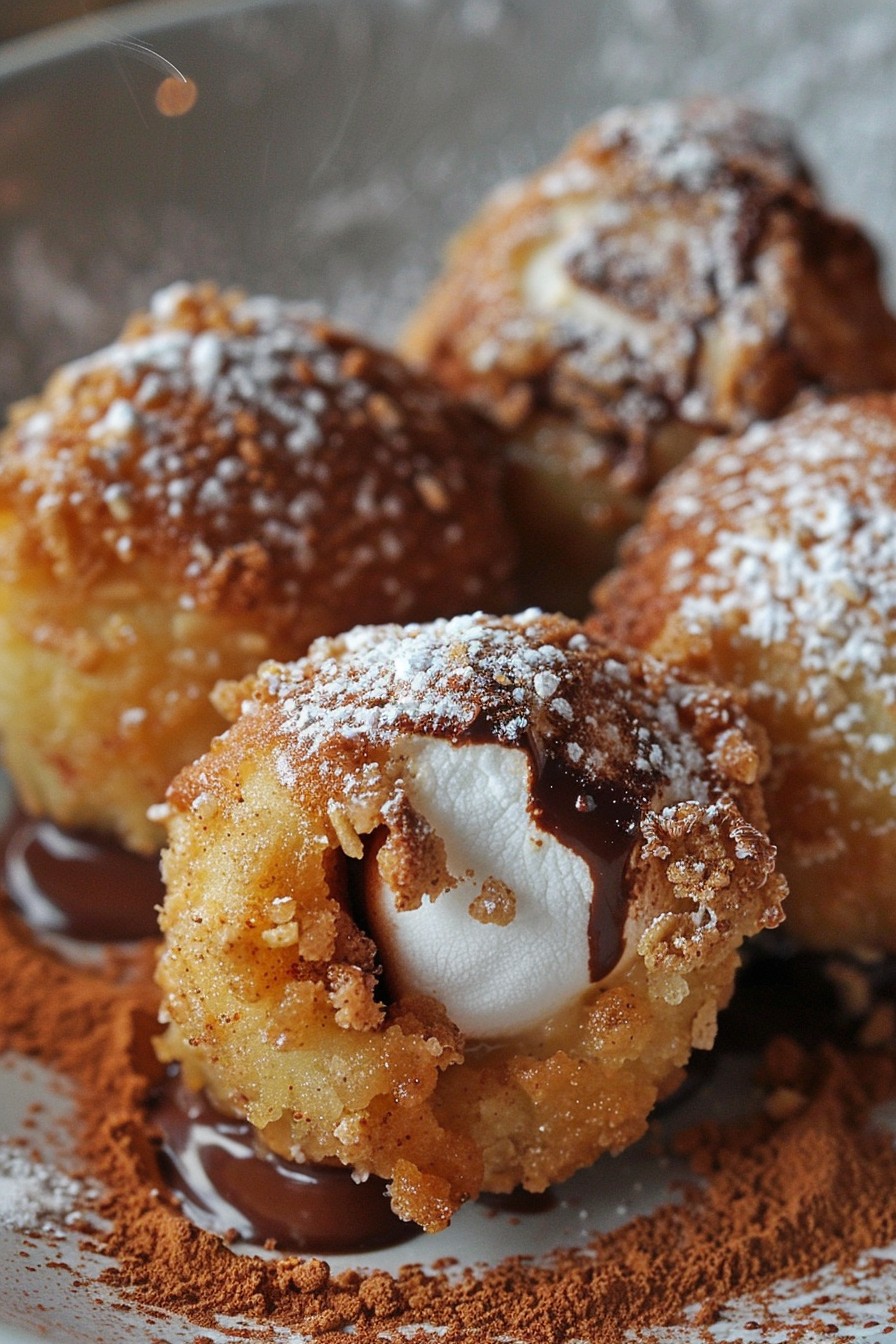 Fried Smores Bombs