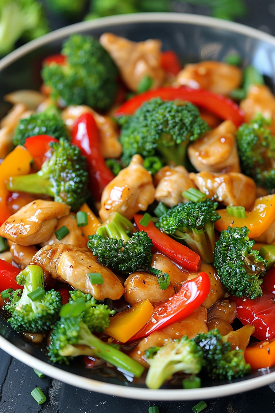Honey Garlic Chicken Stir Fry