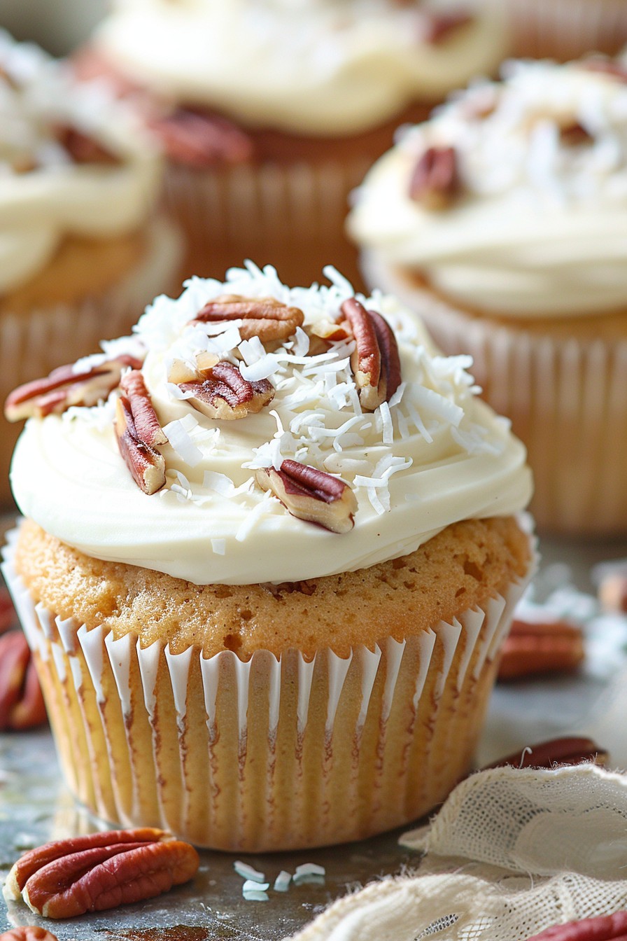 Italian Cream Cupcakes