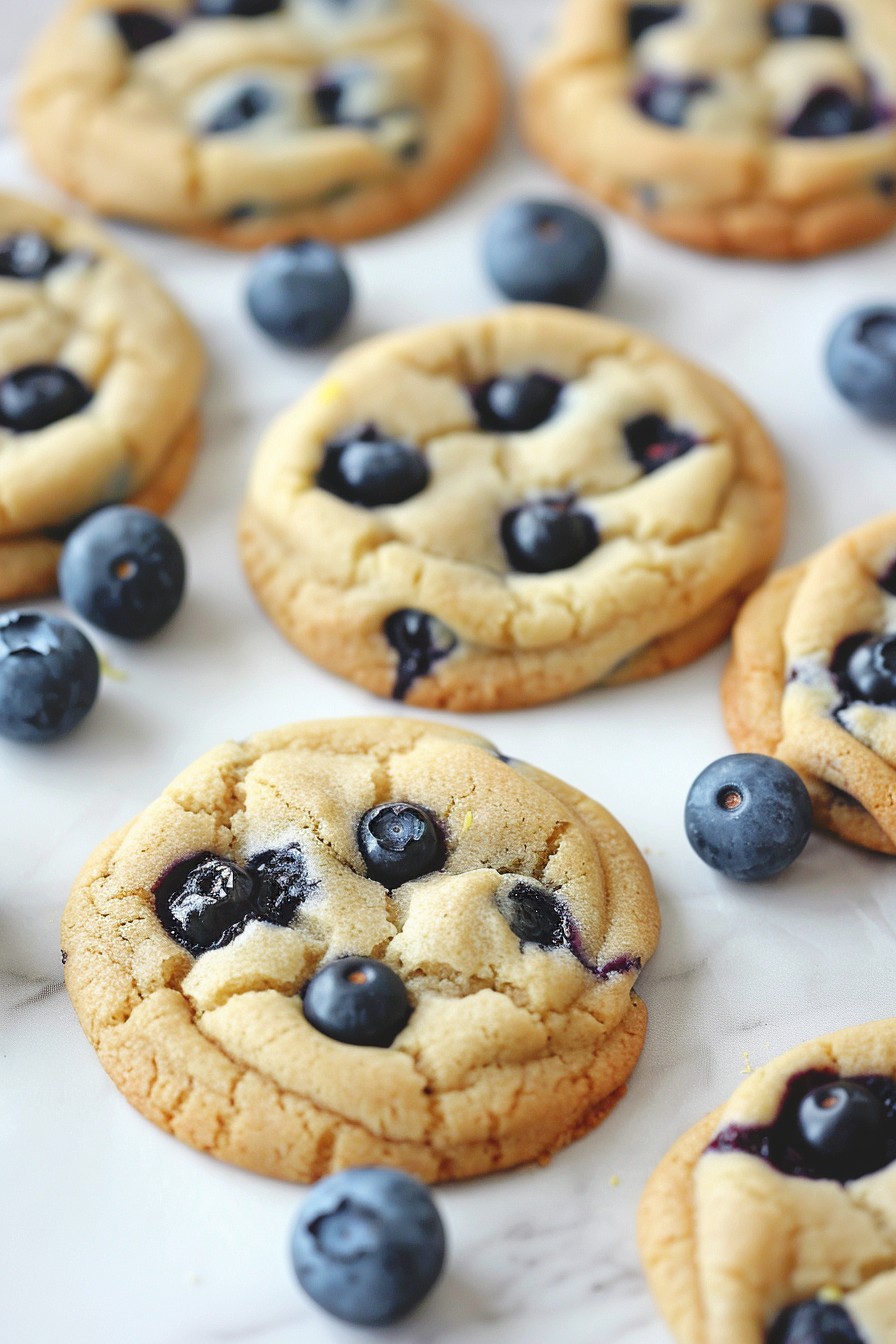 Lemon Blueberry Cookies