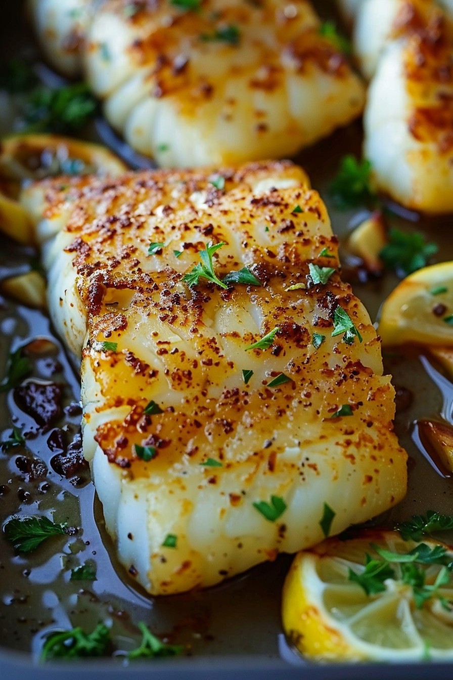 Lemon Butter Sauteed Cod