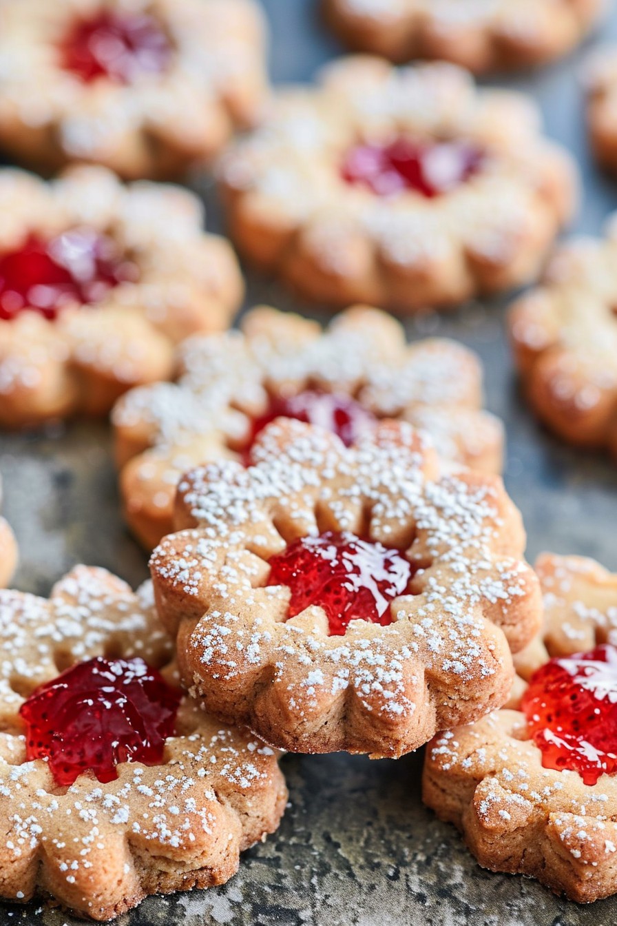 Linzer Cookies With Italian Strawberry Jam