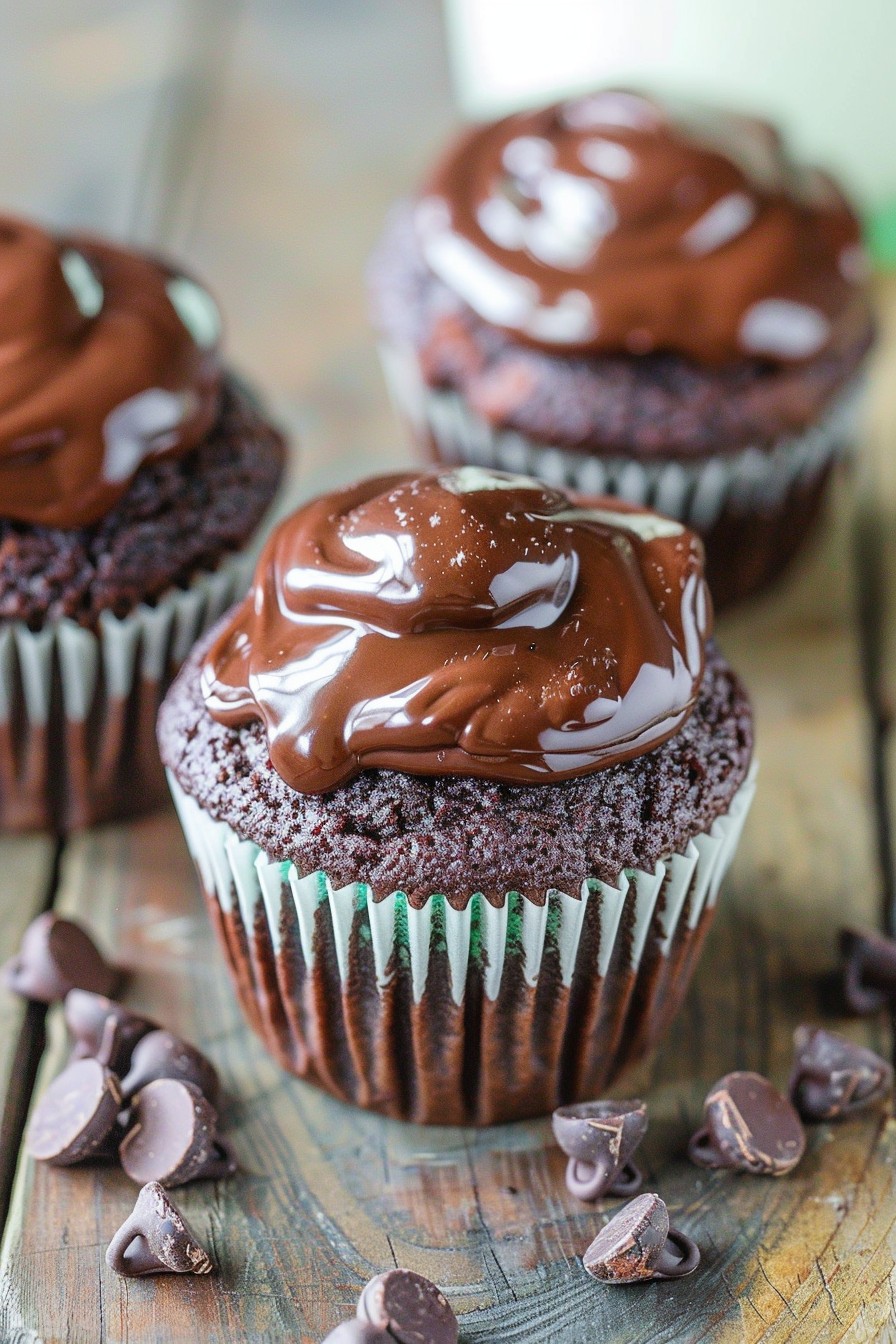 Mint Chocolate Cupcakes
