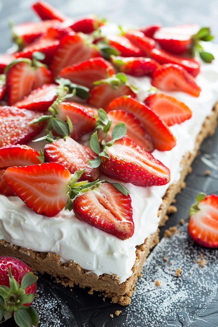 No Bake Strawberry Delight