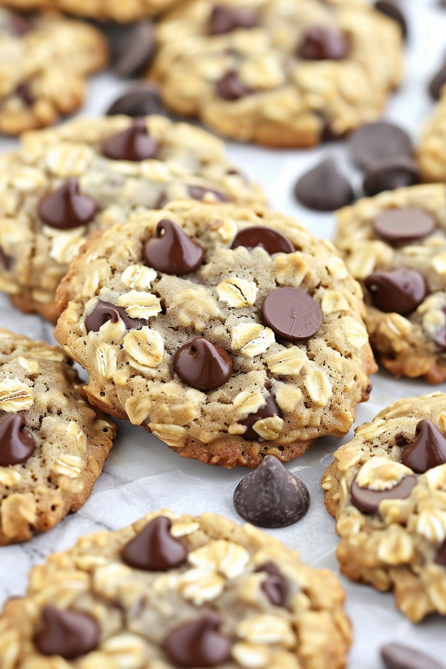 Oatmeal Double Chocolate Chip Cookies