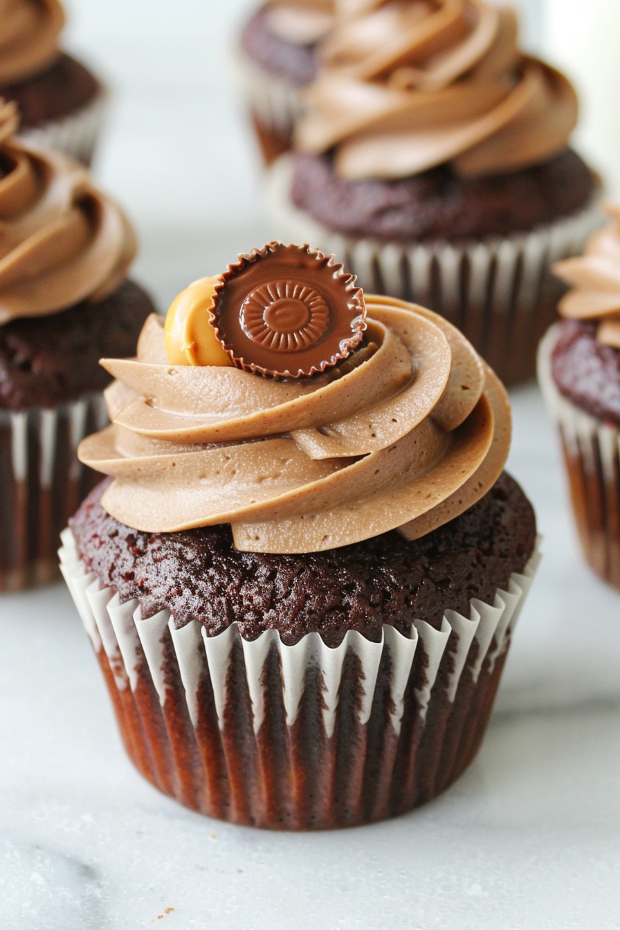 Reeses Peanut Butter Cupcakes