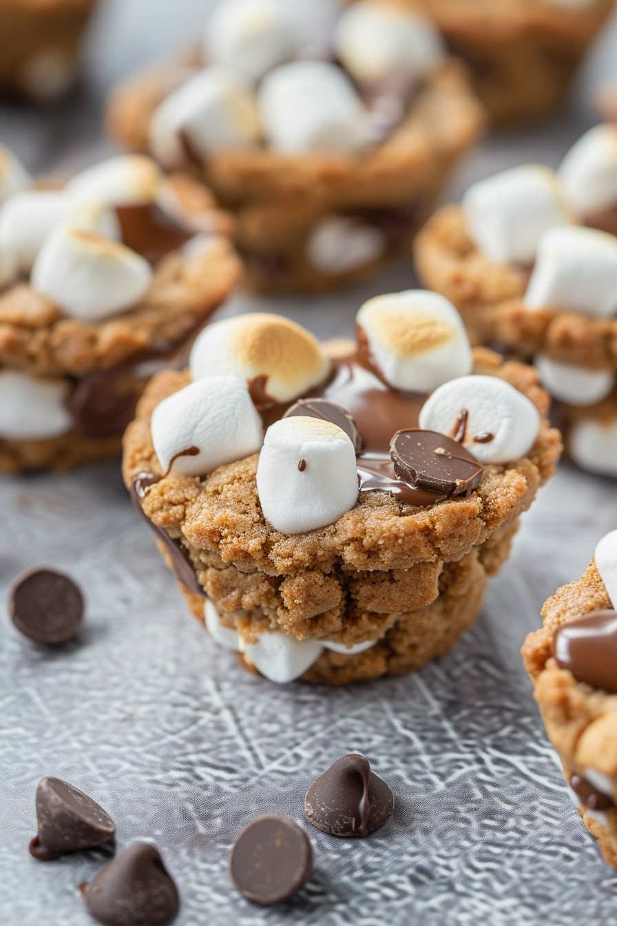Smores Cookie Cups