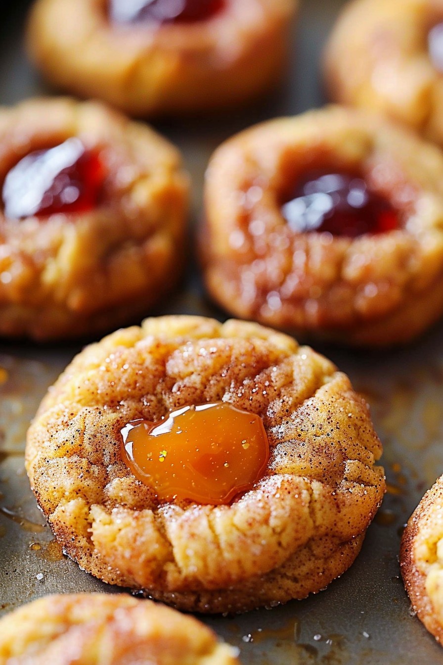 Snickerdoodle Thumbprint Cookies