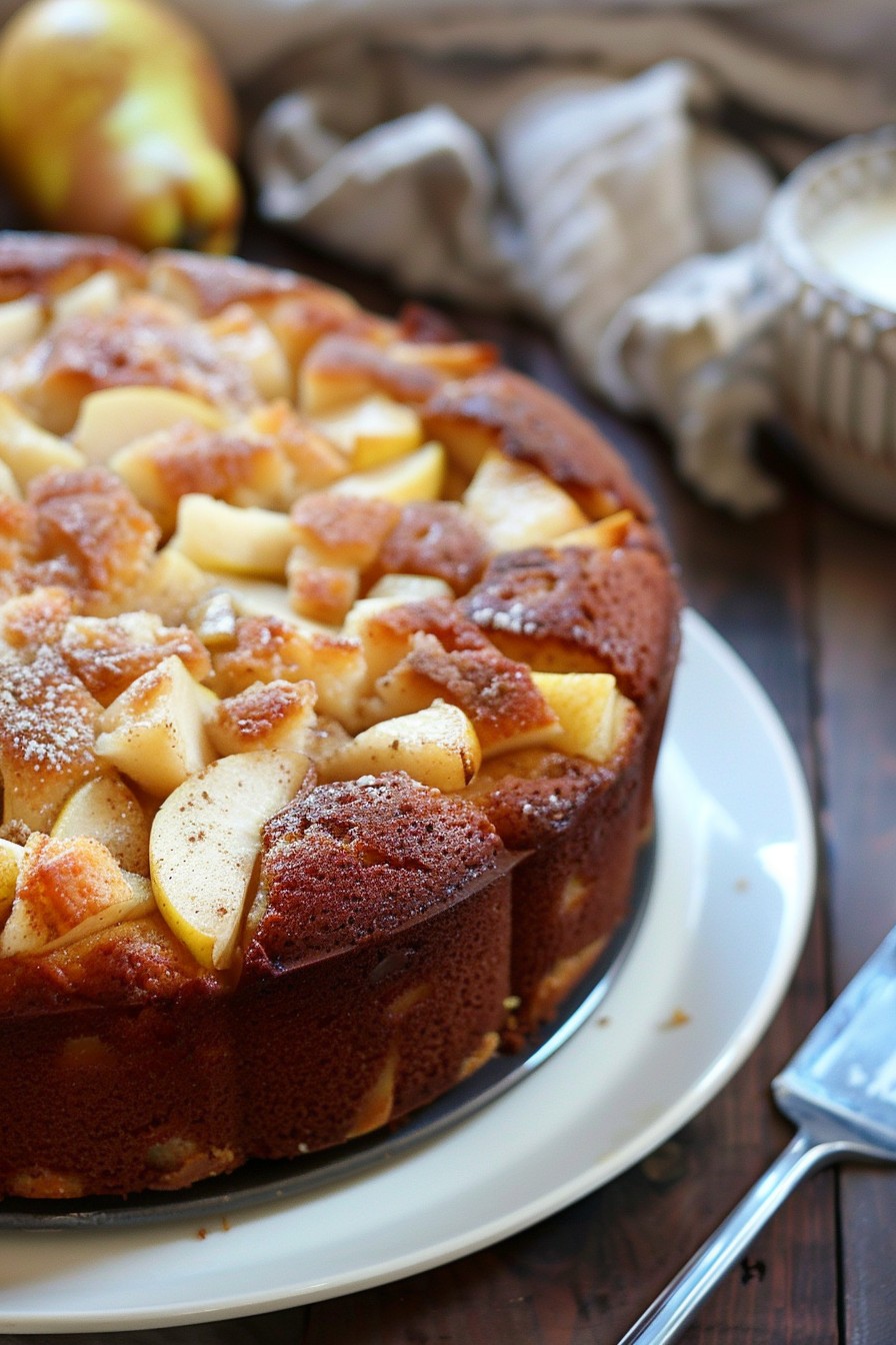 Super Moist Pear Cake