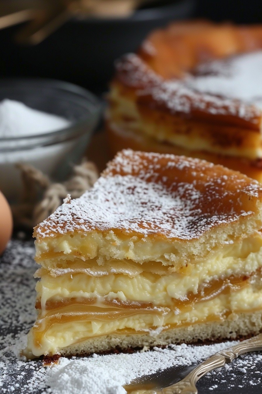 Vanilla Magic Custard Cake