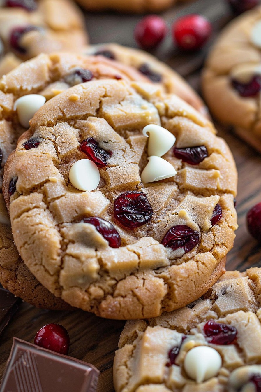 White Chocolate Cranberry Cookies